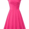 V Neck Floral Summer Swing - Image 2