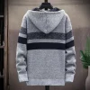 Wool Hooded Cardigan Jumpers - Image 12