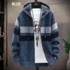 Wool Hooded Cardigan Jumpers - Image 4
