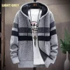 Wool Hooded Cardigan Jumpers - Image 5