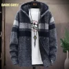 Wool Hooded Cardigan Jumpers - Image 7