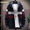 Wool Hooded Cardigan Jumpers - Image 8