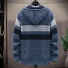 Wool Hooded Cardigan Jumpers - Image 9