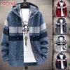 Wool Hooded Cardigan Jumpers