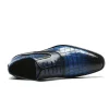 Crocodile Pattern Leather Shoes - Image 13