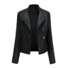 Leather Jacket Coat - Image 8