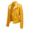 Leather Jacket Coat - Image 9