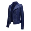 Leather Jacket Coat - Image 4