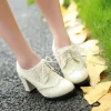 Oxfords British Square High Heel - Image 7