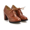 Oxfords British Square High Heel - Image 5