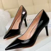 Pumps Patent Leather High Heels - Image 11