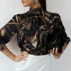 Long Sleeved Blouse Floral - Image 5