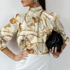 Long Sleeved Blouse Floral - Image 4