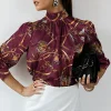 Long Sleeved Blouse Floral - Image 3