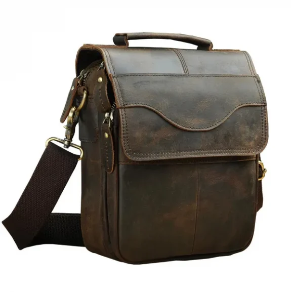 Genuine Leather Satchel  Briefcase